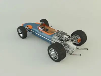 Lotus Type 49 3D model
