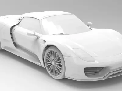 CAR - Porsche918 3D print model