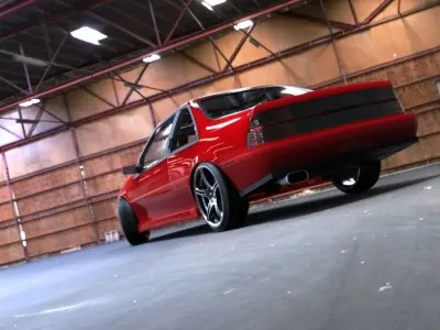 Chevrolet Beretta Low-poly 3D model