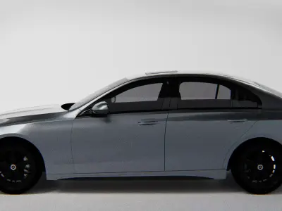 Mercedes-Benz C300 4Matic W206 Low-poly 3D model