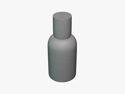 Basic Perfume Bottle - Geometry Only No Textures No Materials 3D model