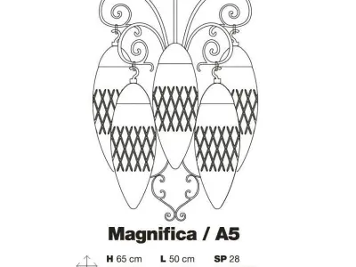 Sconce Masiero Luxury Magnifica  A5 3D model