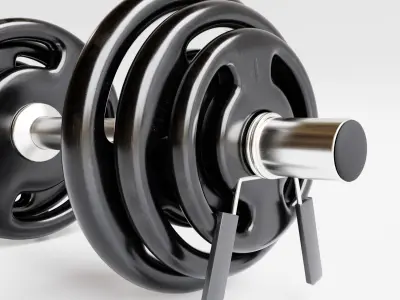 Gym Dumbbell 002 3D model