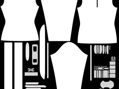 Cycling Regular Shirts 3D model