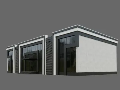 Office Building ID076 3D model