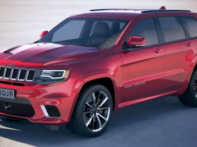 Jeep Grand Cherokee TrackHawk 2018 3D model
