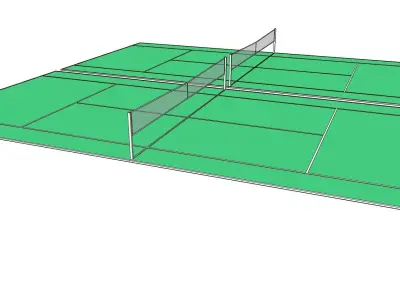 ping pong table 3d model 3D model