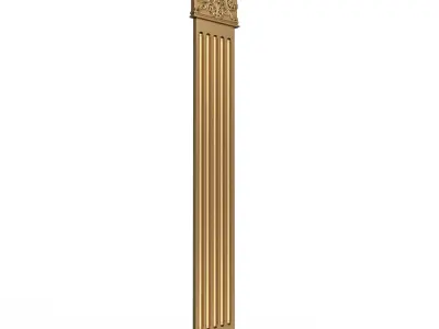 Column Capital 0901 Low-poly 3D model