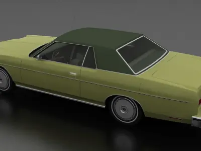 Monterey 2dr 1973 Low-poly 3D model