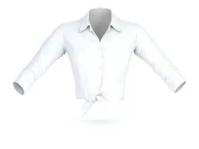 Women Shirt 1 Low-poly 3D model