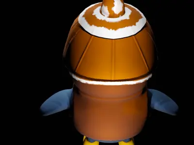 Penguin Low Poly Low-poly 3D model