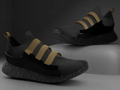ADIDAS concept shoes 3D model