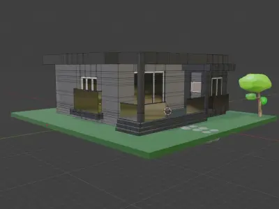 Luxury Villa 3D model purchase