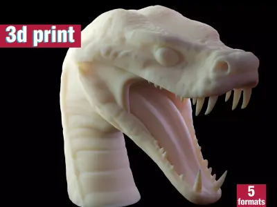 Snake Head  3D print model