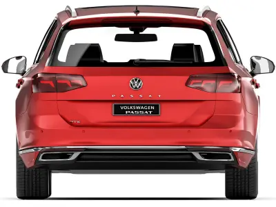 Volkswagen Passat Variant GTE 2020 3D model