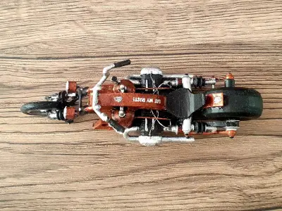 Custom bike gas scale 1 to 24 ready to print 3D print model