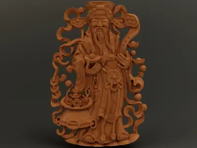 Old Trader Relief 3D print model
