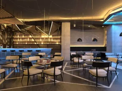 Restaurant Interior 3D model