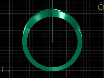 Fancy Womens Rings Plain Rings Ready STL 3DM Models Rings 3D print model 28