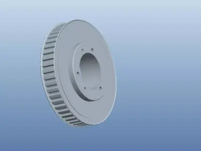 Timing Pulley 3D print model