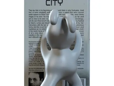 Cute Rabbit Bookends Decor Low-poly 3D model