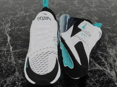 NIKE AIR MAX 270 3D SHOES Low-poly 3D model