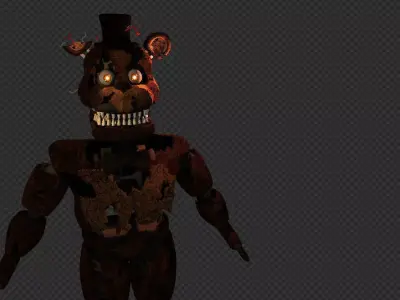 Nightmare Freddy 3D model