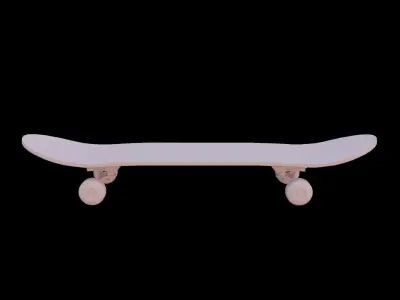 Complete Skateboard 3D model