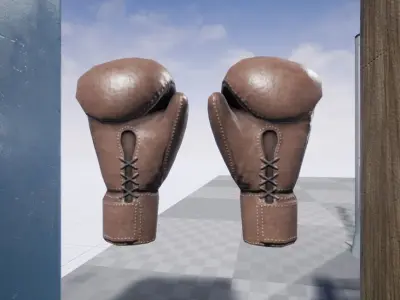 BOX pack props Low-poly 3D model