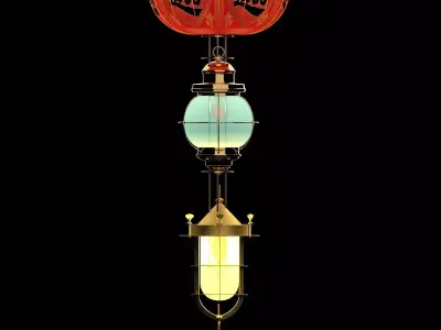 Chinese Red Lantern 3D model