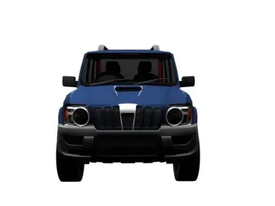 Mahindra Scorpio Low-poly 3D model