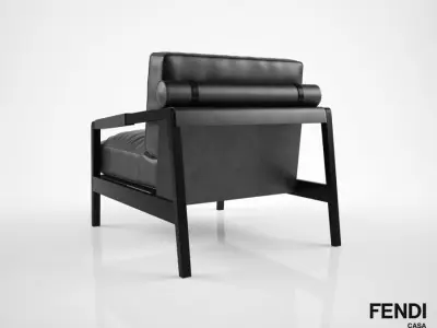 Fendi Casa Kathy armchair 3D model