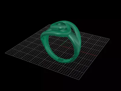 Minimal Abstract Ring 34 3D print model