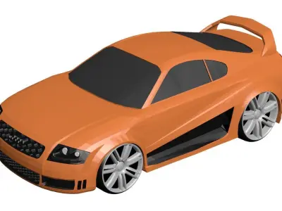 Car - AudiTT 3D print model