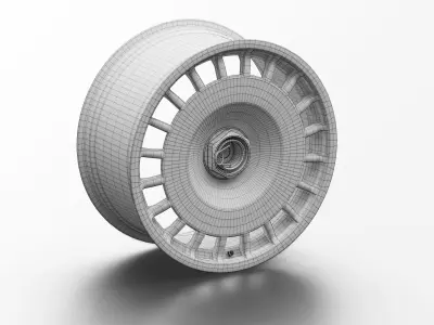 OZ Racing Magnesium Rim DTM E30 3D Model 3D model