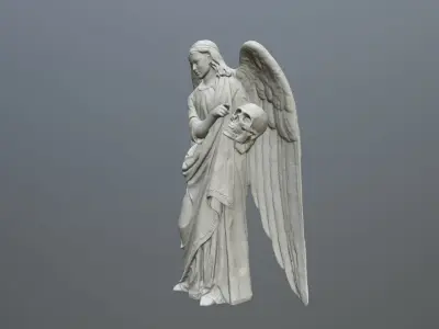 Angel Statue 03 3D print model