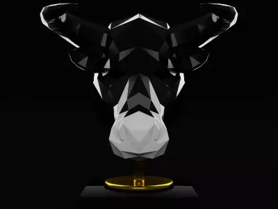Poly Bull Free 3D model