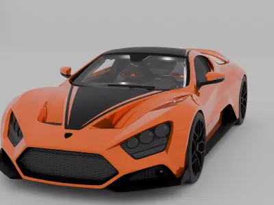 Zenvo TS1 GT 3D model
