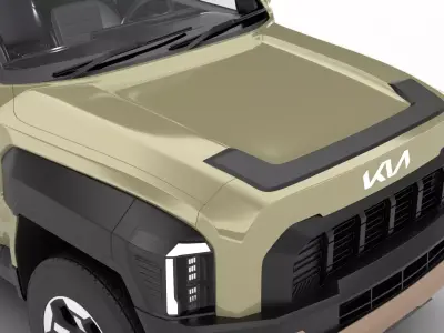 Kia Tasman 2026 3d model 3D model