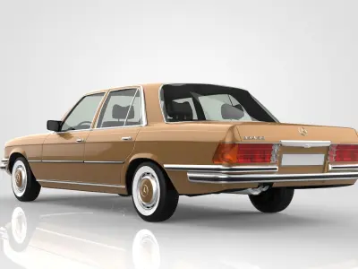 Mercedes Benz 350 SE W116 3D model