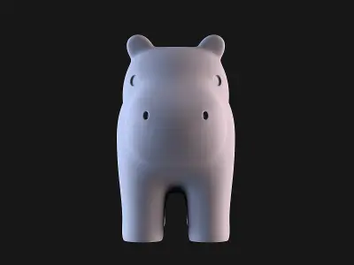 Hippopotamus 3D print model