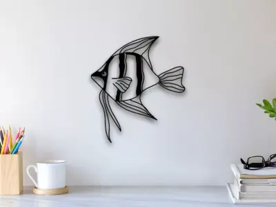 Fish Wall Art 3D print model