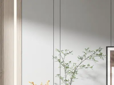 Modern style TV cabinet 3D model