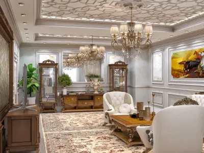 Living room 3D model