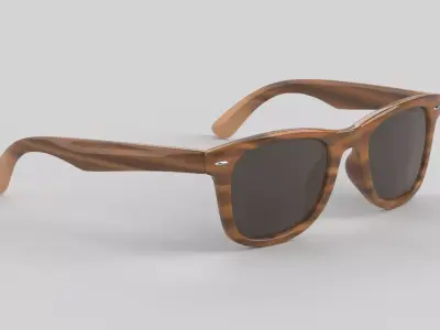 Wilder Eyewear Glasses Low-poly 3D model