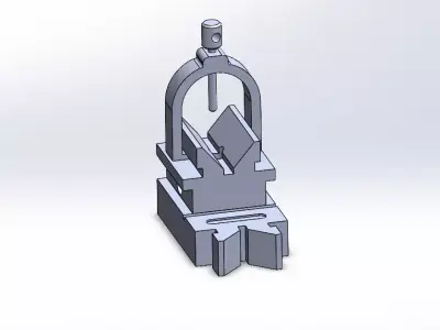 V-block 3D Model clamp 3D print model