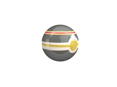 Luxury Ball Low-poly 3D model