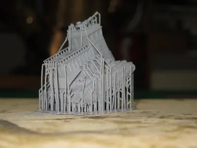 WAR-ENGINS of the Armageddon set 5 HQ Leviathan  3D print model