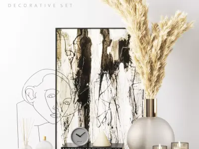 Decorative set 3D model