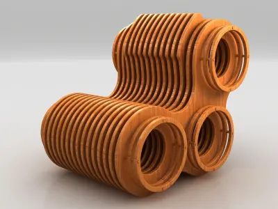 Parametric Chair Models  7 3D model